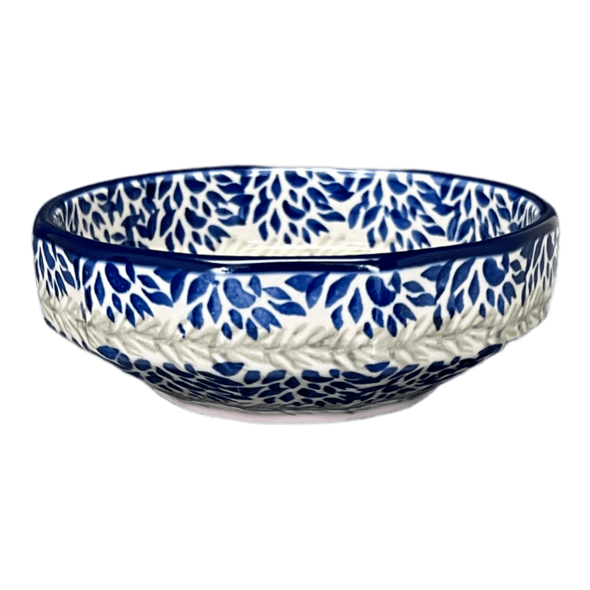 Bowl, Multiangular, 5" in "Red Aster" by Ceramika Artystyczna | A221-1435X