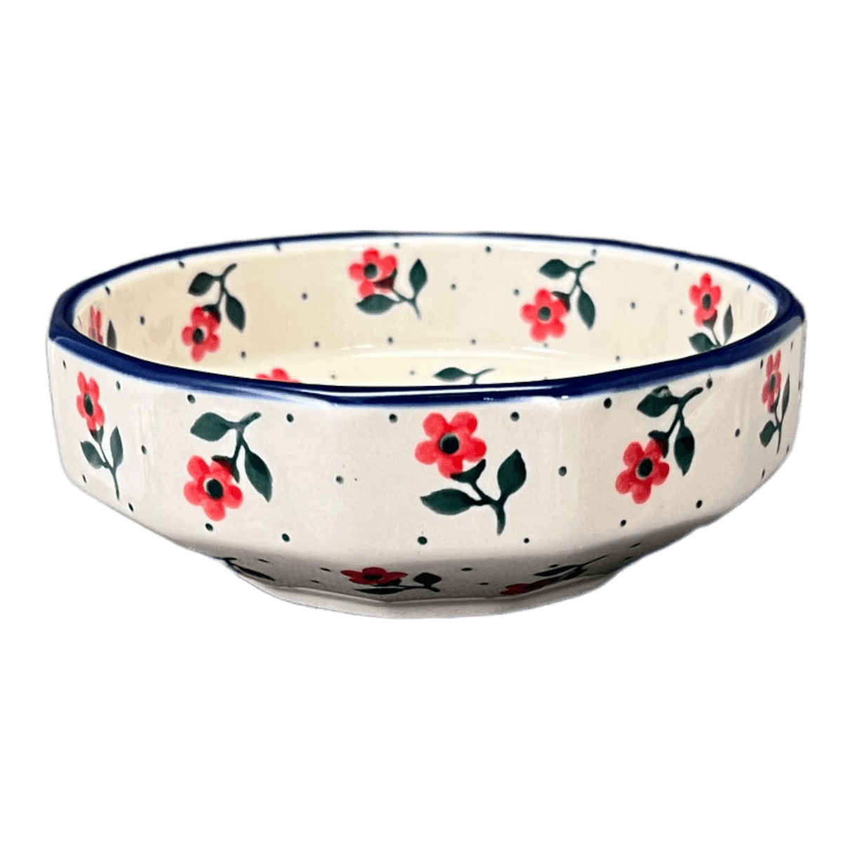 Bowl, Multiangular, 5" in "Flower Girl" by Ceramika Artystyczna | A221-1661X