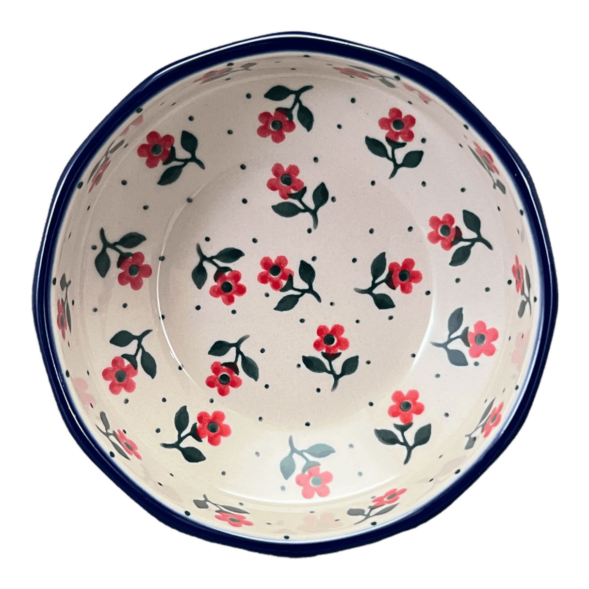 Bowl, Multiangular, 5" in "Flower Girl" by Ceramika Artystyczna | A221-1661X