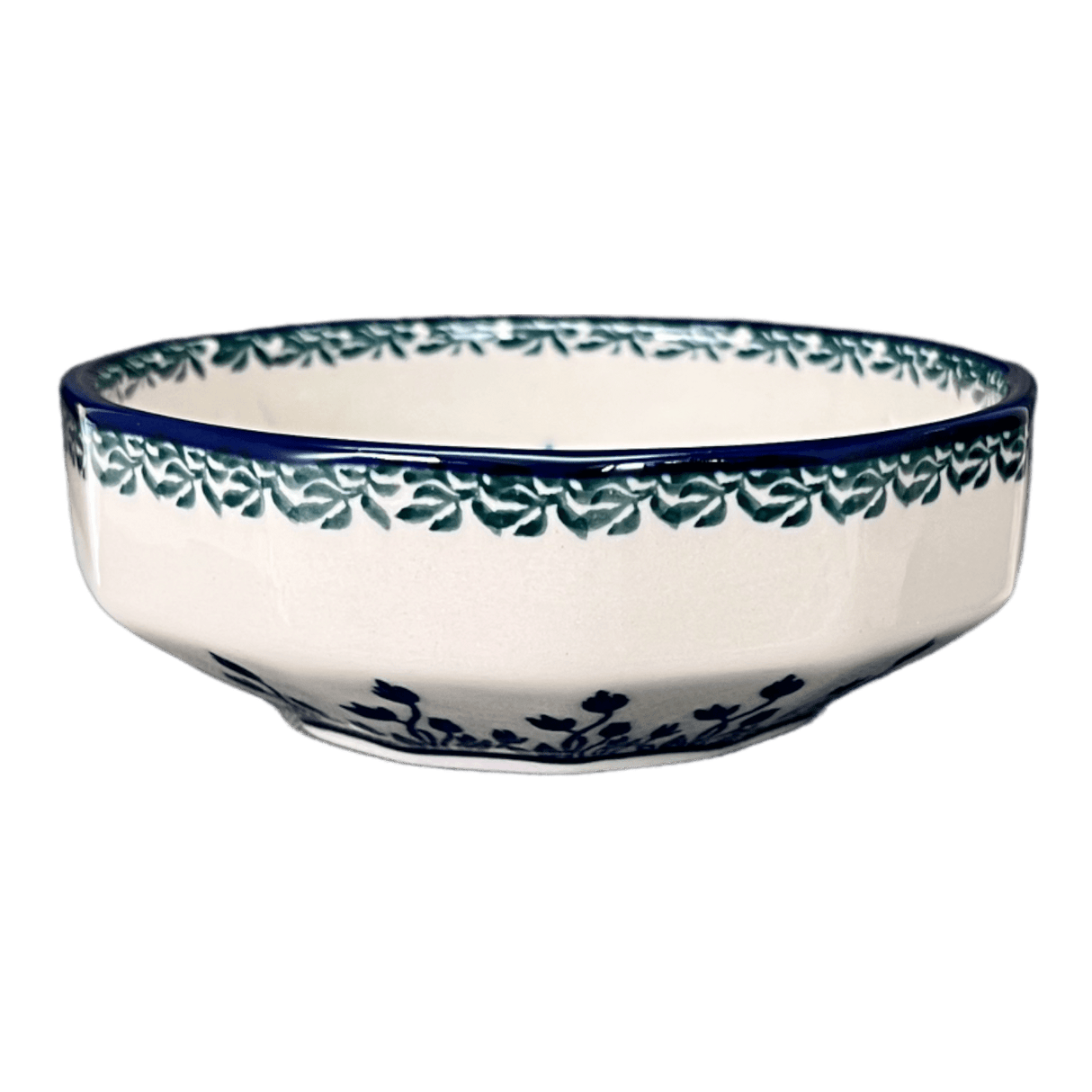 Bowl, Multiangular, 5" in "Waving Tulips" by Ceramika Artystyczna | A221-1825X