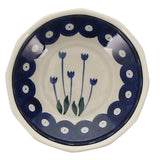 Bowl, Multiangular, 5" in "Tulip Dot" by Ceramika Artystyczna | A221-377Z