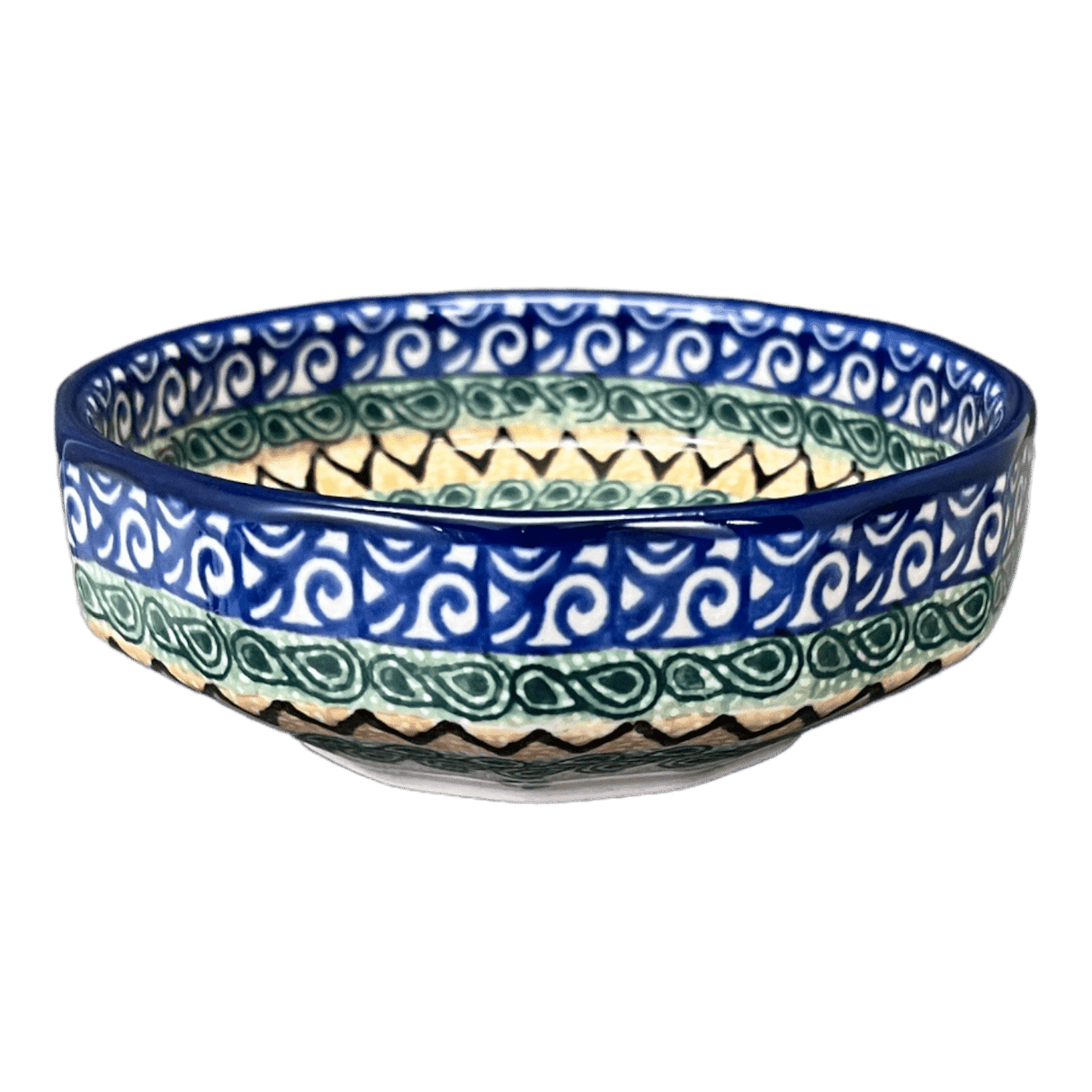 Bowl, Multiangular, 5" in "Aztec Paws" by Ceramika Artystyczna | A221-945X