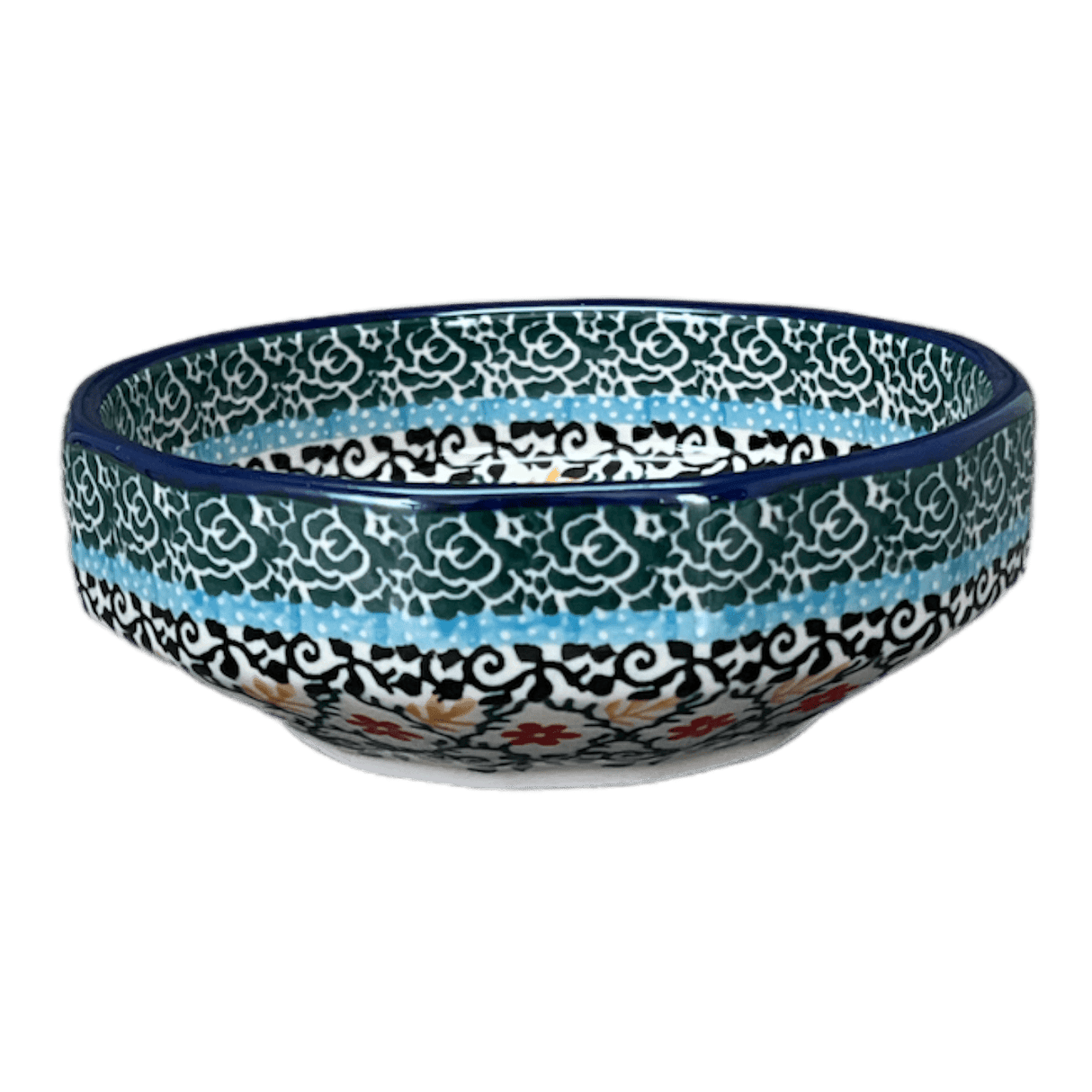 Bowl, Multiangular, 5" in "Garden Trellis" by Ceramika Artystyczna | A221-U2123