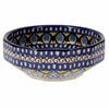 Polish Pottery 5" Multiangular Bowl (Regal Roosters) | A221-U2617 at PolishPotteryOutlet.com