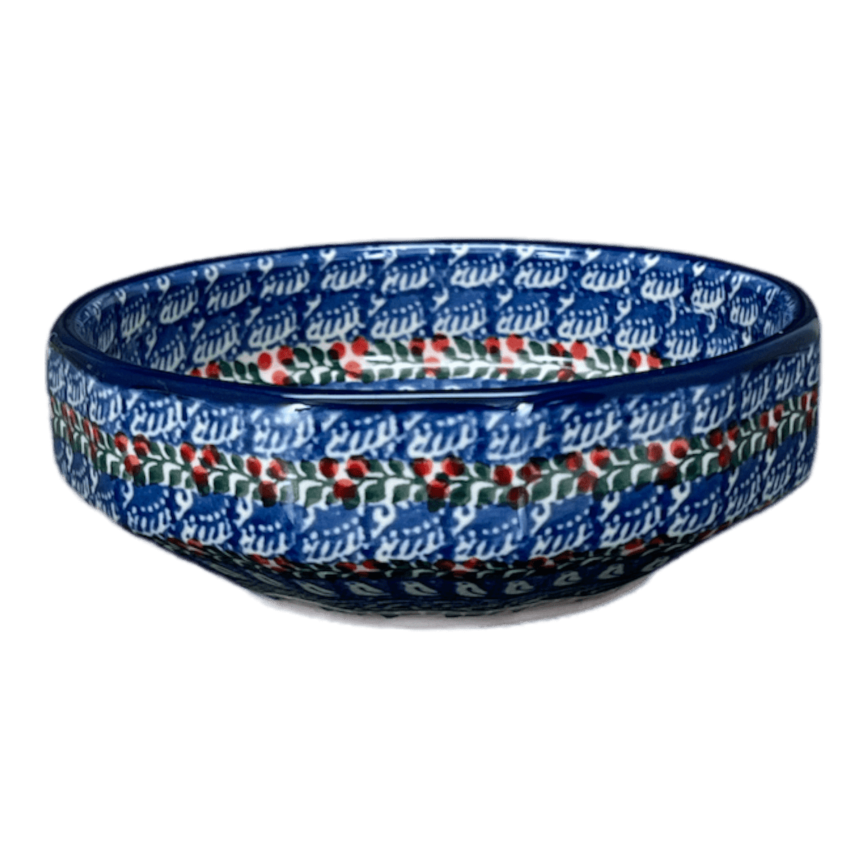 Bowl, Multiangular, 5" in "Feathered Friends" by Ceramika Artystyczna | A221-U2649