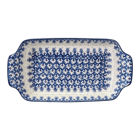 Baker, Rectangular, Shallow, 12.75" x 6.75" in "Royal Lace" by Ceramika Artystyczna | A280-1146X