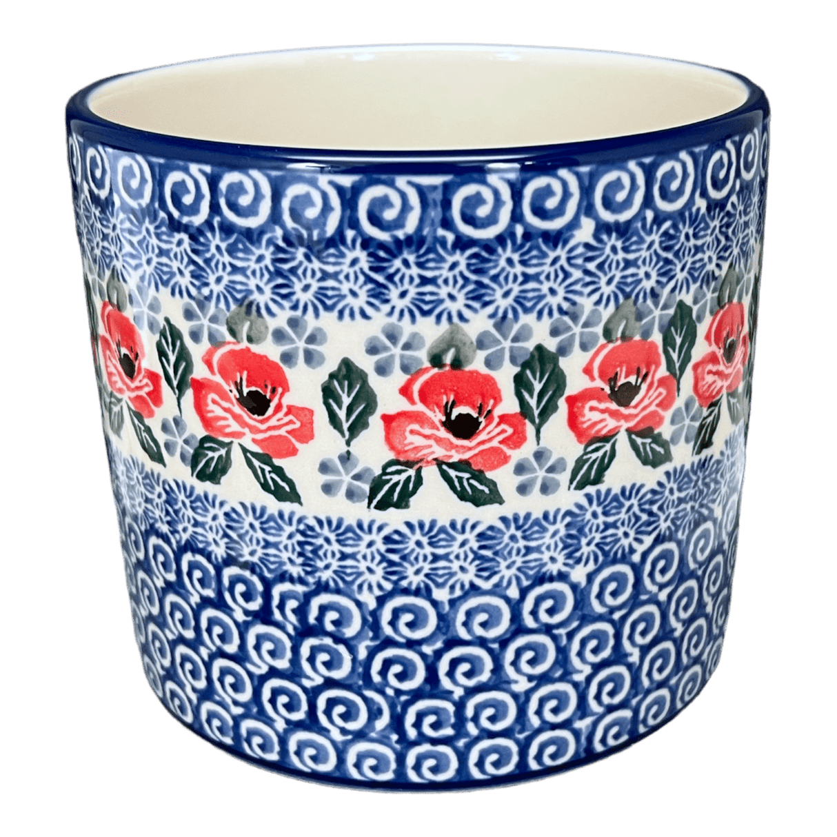 Flower Pot, 4.75" in "Rosie's Garden" by Ceramika Artystyczna | A361-1490X