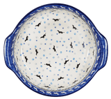 Baker, Round Handles, 10.25" in "Wiener Dog Delight" by Ceramika Artystyczna | A417-2151X