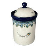 Canister, 1.5 Liter in "Peacock Plume" by Ceramika Artystyczna | A493-2218X