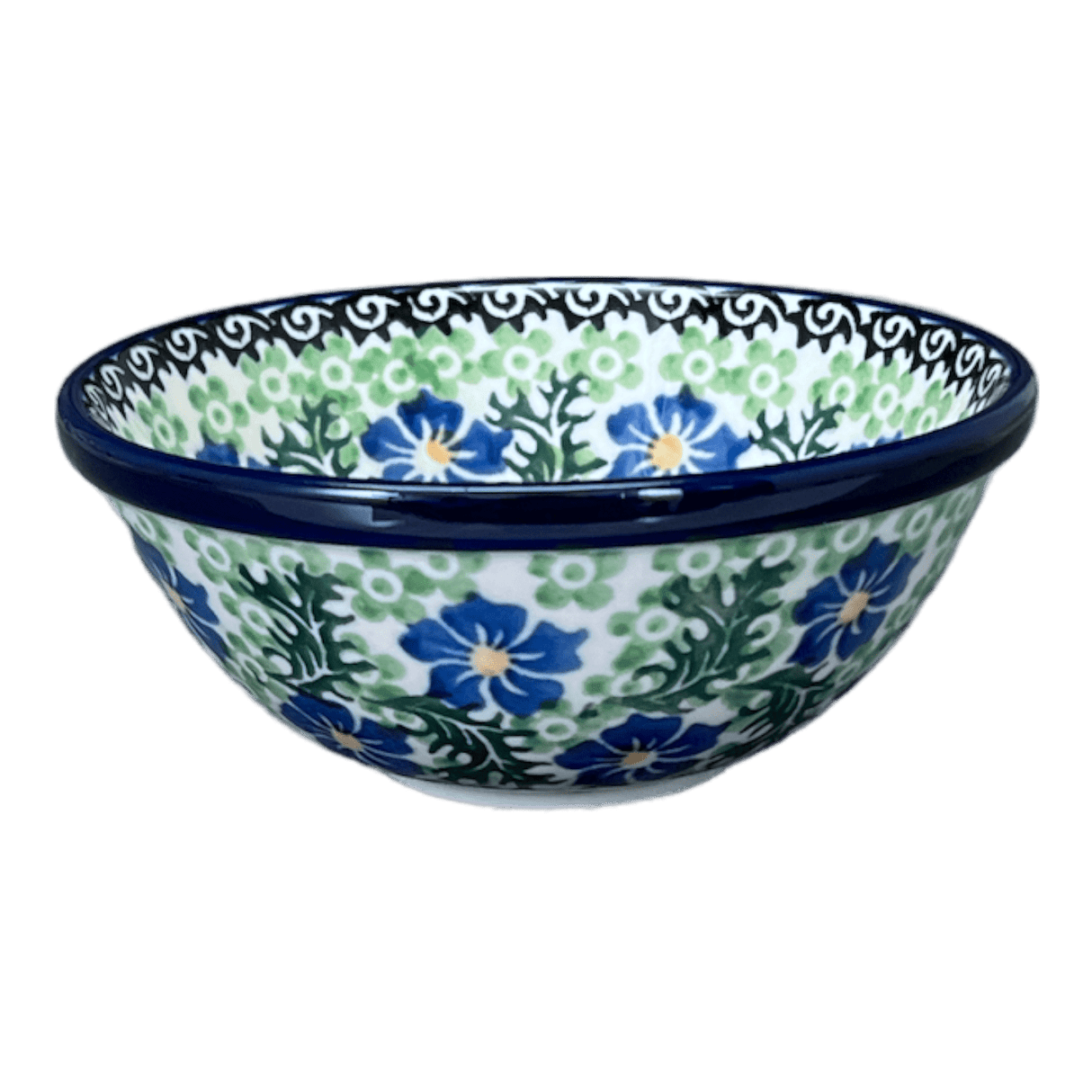 Bowl, Round, 4.75" in "Clematis" by Ceramika Artystyczna | A556-1538X
