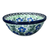 Polish Pottery 4.75" Bowl (Clematis) | A556-1538X at PolishPotteryOutlet.com
