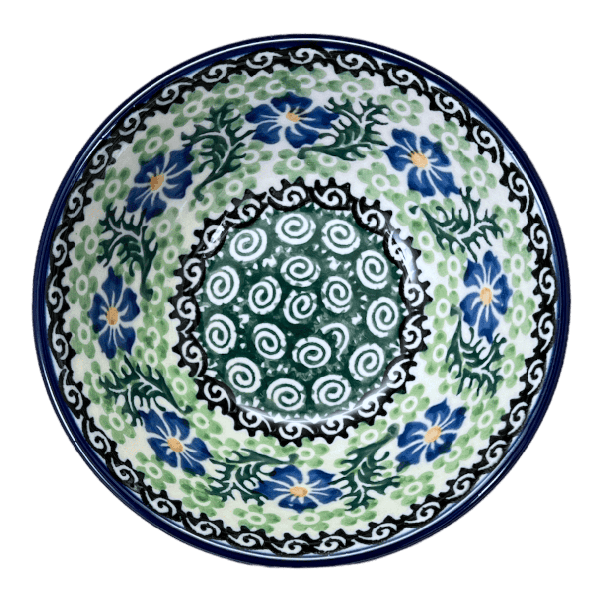 Bowl, Round, 4.75" in "Clematis" by Ceramika Artystyczna | A556-1538X