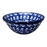 Bowl, Round, 4.75" in "Wavy Blues" by Ceramika Artystyczna | A556-905X