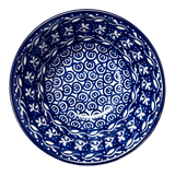 Bowl, Round, 4.75" in "Wavy Blues" by Ceramika Artystyczna | A556-905X