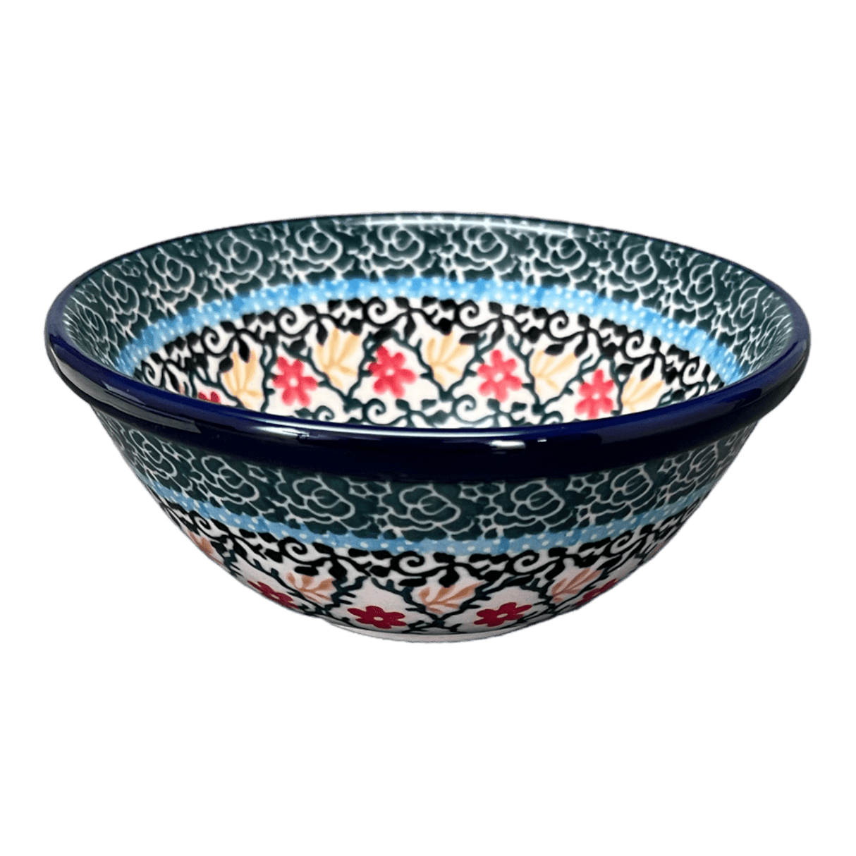 Bowl, Round, 4.75" in "Garden Trellis" by Ceramika Artystyczna | A556-U2123