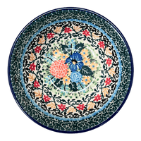 A picture of a Polish Pottery 4.75" Bowl (Garden Trellis) | A556-U2123 as shown at PolishPotteryOutlet.com/products/4-75-bowl-garden-trellis-a556-u2123