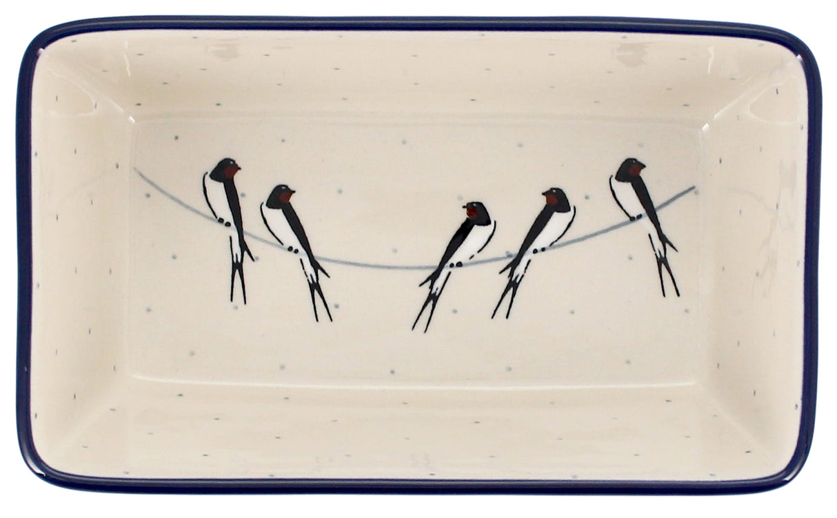 Baker, Bread, Medium, 8" x 5" in "Birds on a Wire" by Ceramika Artystyczna | A603-U4831