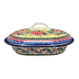 Casserole, Covered, 10" x 7.75" Small in "Beautiful Bouquet" by Ceramika Artystyczna | A617-U4616