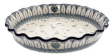 Quiche/Pie Dish, 10" in "Lone Owl" by Ceramika Artystyczna | A636-U4872