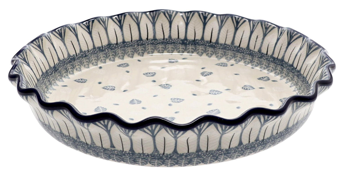 Quiche/Pie Dish, 10" in "Lone Owl" by Ceramika Artystyczna | A636-U4872