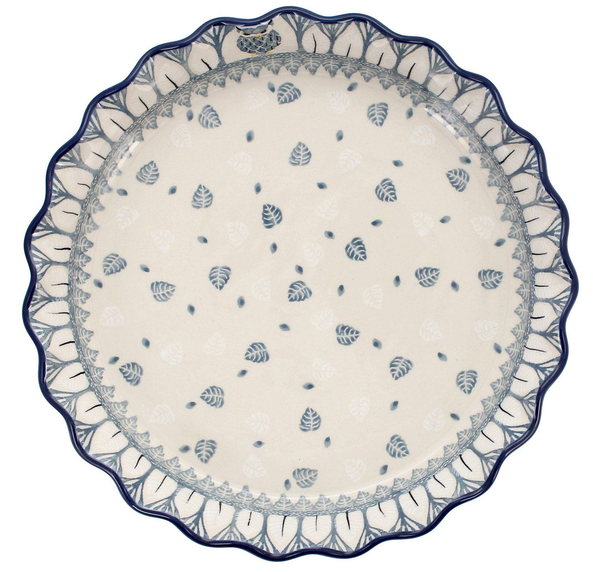 Quiche/Pie Dish, 10" in "Lone Owl" by Ceramika Artystyczna | A636-U4872