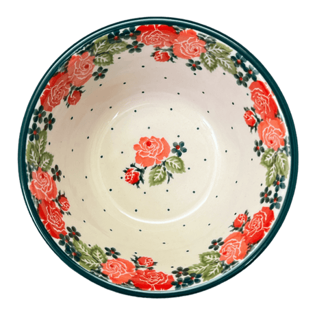 Bowl, Round, Ridged, 5.5" in "Classic Rose" by Ceramika Artystyczna | A696-2120Q