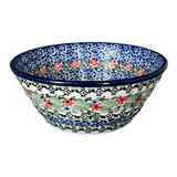 Bowl, Round, Ridged, 5.5" in "Lily Bouquet" by Ceramika Artystyczna | A696-U3683