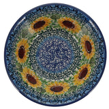 Bowl, Round, Ridged, 5.5" in "Sunflowers" by Ceramika Artystyczna | A696-U4739