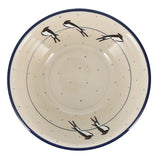 Bowl, Round, Ridged, 5.5" in "Birds on a Wire" by Ceramika Artystyczna | A696-U4831