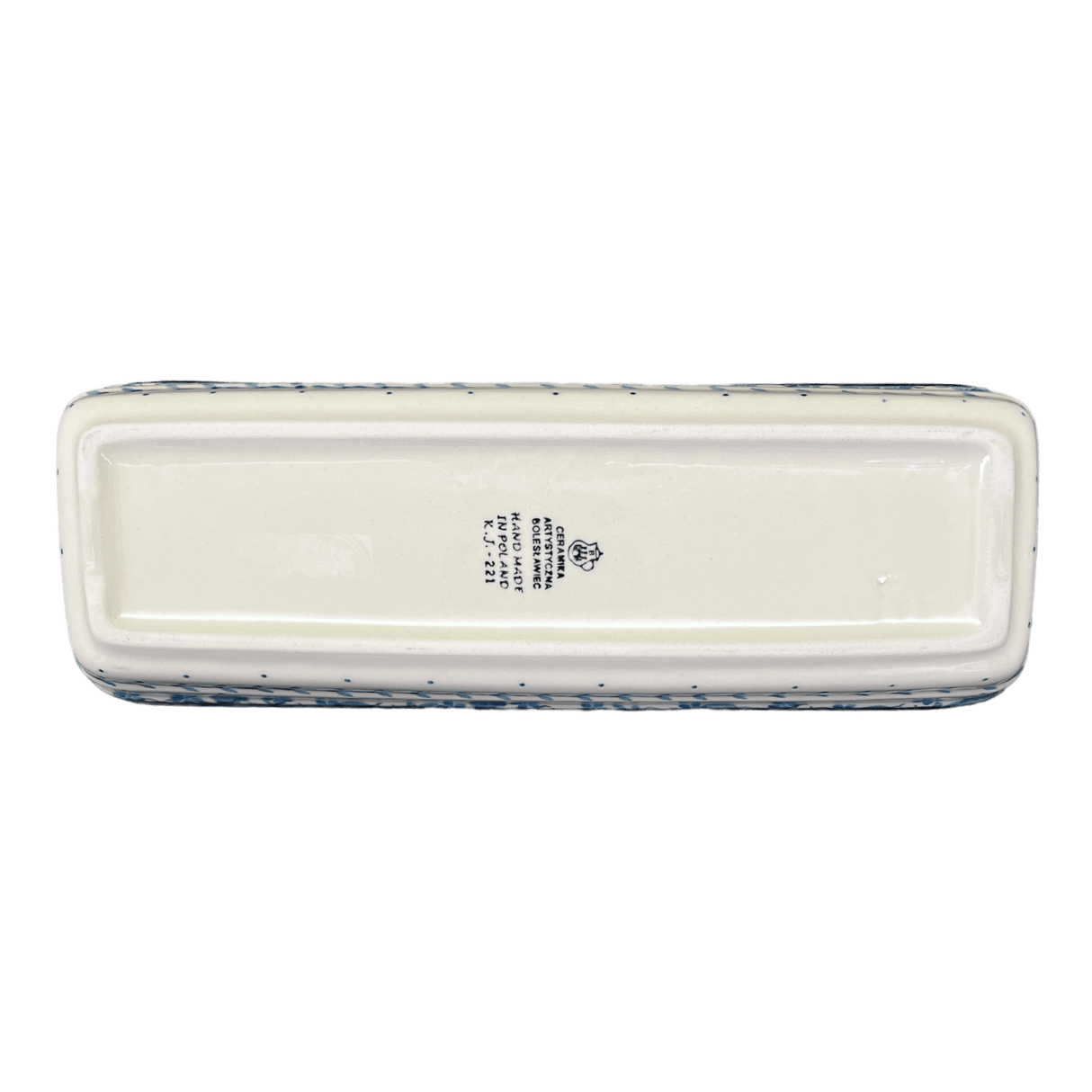 Baker, Bread, Extra Long, 12" x 4.75" in "Pansy Blues" by Ceramika Artystyczna | A784-2346X