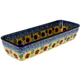 Baker, Bread, Extra Long, 12" x 4.75" in "Sunflowers" by Ceramika Artystyczna | A784-U4739