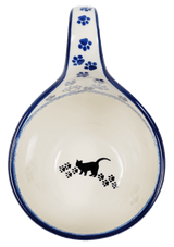 Bowl, Round, Loop Handle, 16 oz in "Cat Tracks" by Ceramika Artystyczna | A845-1771