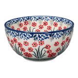 Bowl, Round, Deep, 5.5" in "Red Aster" by Ceramika Artystyczna | A986-1435X