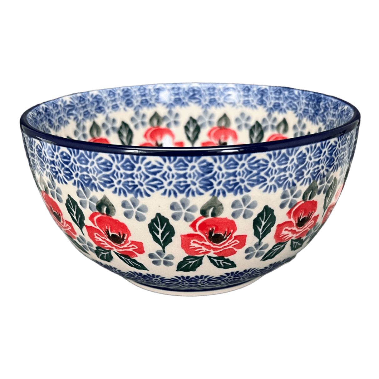 Bowl, Round, Deep, 5.5" in "Rosie's Garden" by Ceramika Artystyczna | A986-1490X