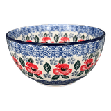 Bowl, Round, Deep, 5.5" in "Rosie's Garden" by Ceramika Artystyczna | A986-1490X