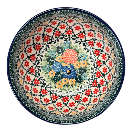 Bowl, Round, Deep, 5.5" in "Garden Trellis" by Ceramika Artystyczna | A986-U2123