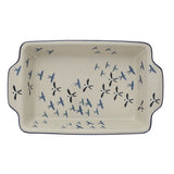 Casserole, Rectangular, Handles, 13" x 8" in "Birds of a Feather" by Ceramika Artystyczna | AA59-U4832