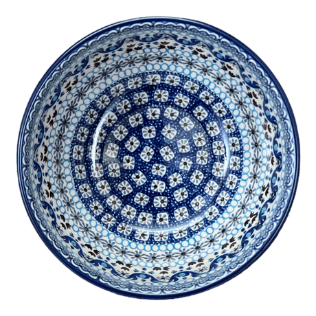 Bowl, Round, Deep, 6.25" in "Blue Ribbon" by Ceramika Artystyczna | AC37-1026X