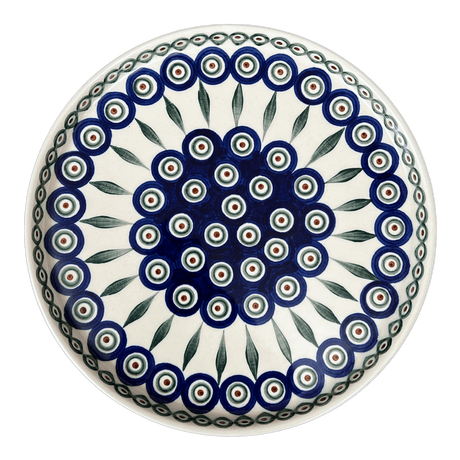 Tray, Round, 10" in "Peacock" by Ceramika Artystyczna | AE93-54