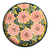 Tray, Round, 10" in "Sunshine Bloom" by Ceramika Artystyczna | AE93-U1472