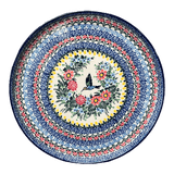 Tray, Round, 10" in "Hummingbird Bouquet" by Ceramika Artystyczna | AE93-U3357