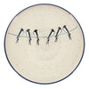 Polish Pottery Round Tray (Birds on a Wire) | AE93-U4831 at PolishPotteryOutlet.com