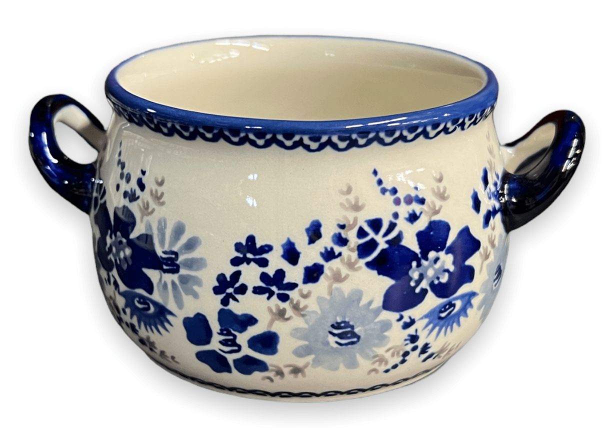 Soup Tureen, Individual, 14 oz in "Blue Life" by Manufaktura | B006S-EO39