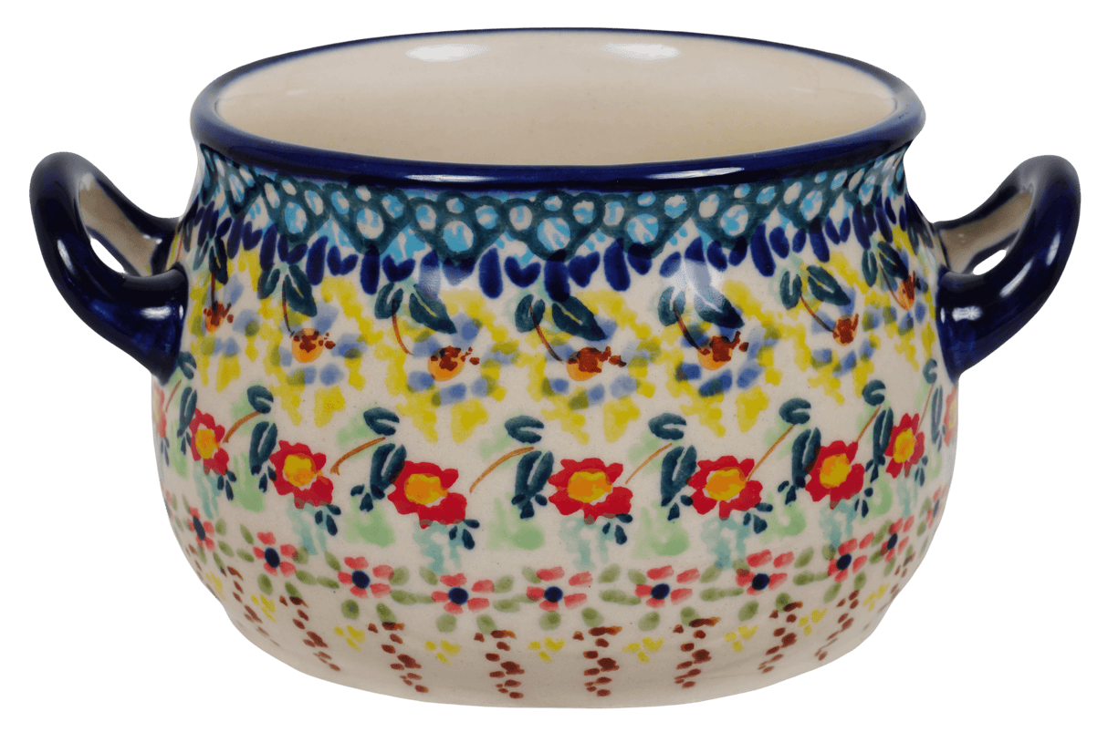 Soup Tureen, Individual, 14 oz in "Sunny Border" by Manufaktura | B006S-JZ41