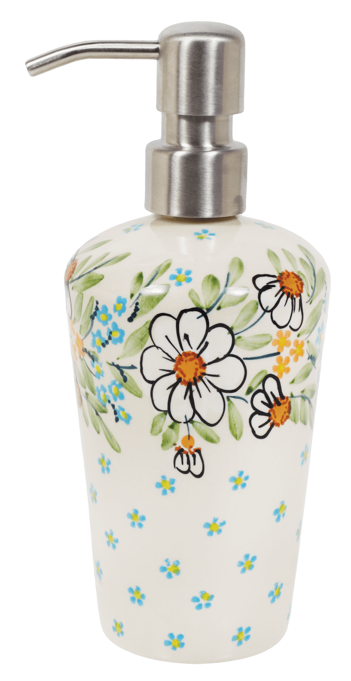 Soap Dispenser, 7" in "Daisy Bouquet" by Manufaktura | B009S-TAB3