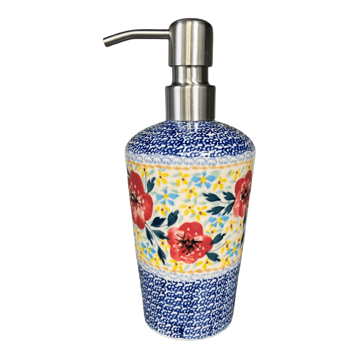 Soap Dispenser, 7" in "Brilliant Wreath" by Manufaktura | B009S-WK78