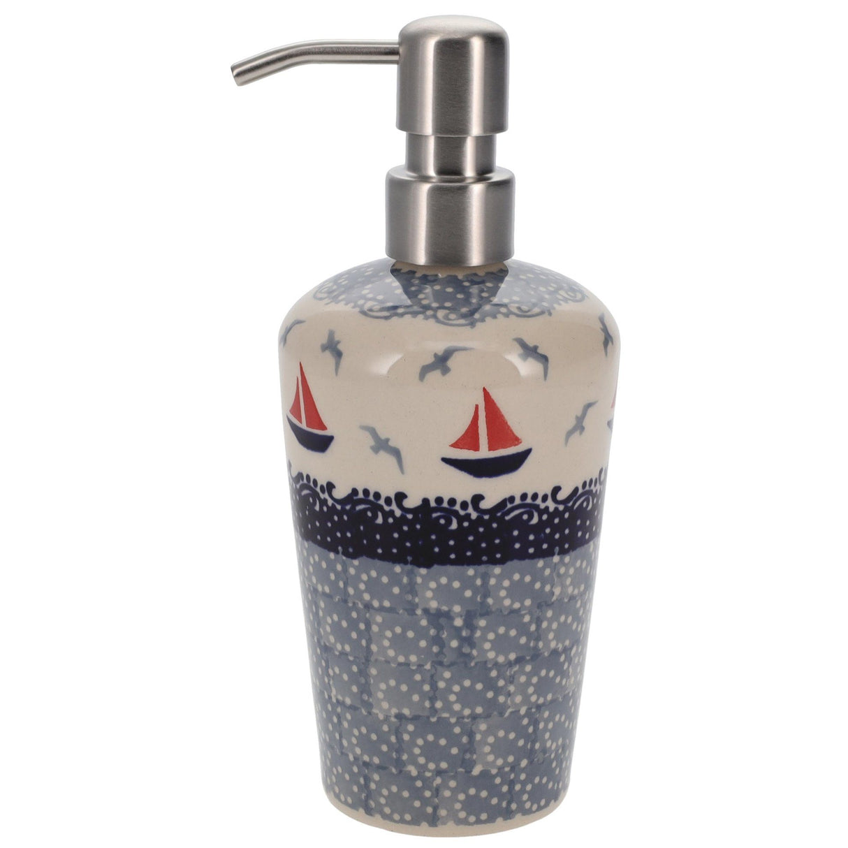 Soap Dispenser, 7" in "Smooth Seas" by Manufaktura | B009T-DPML