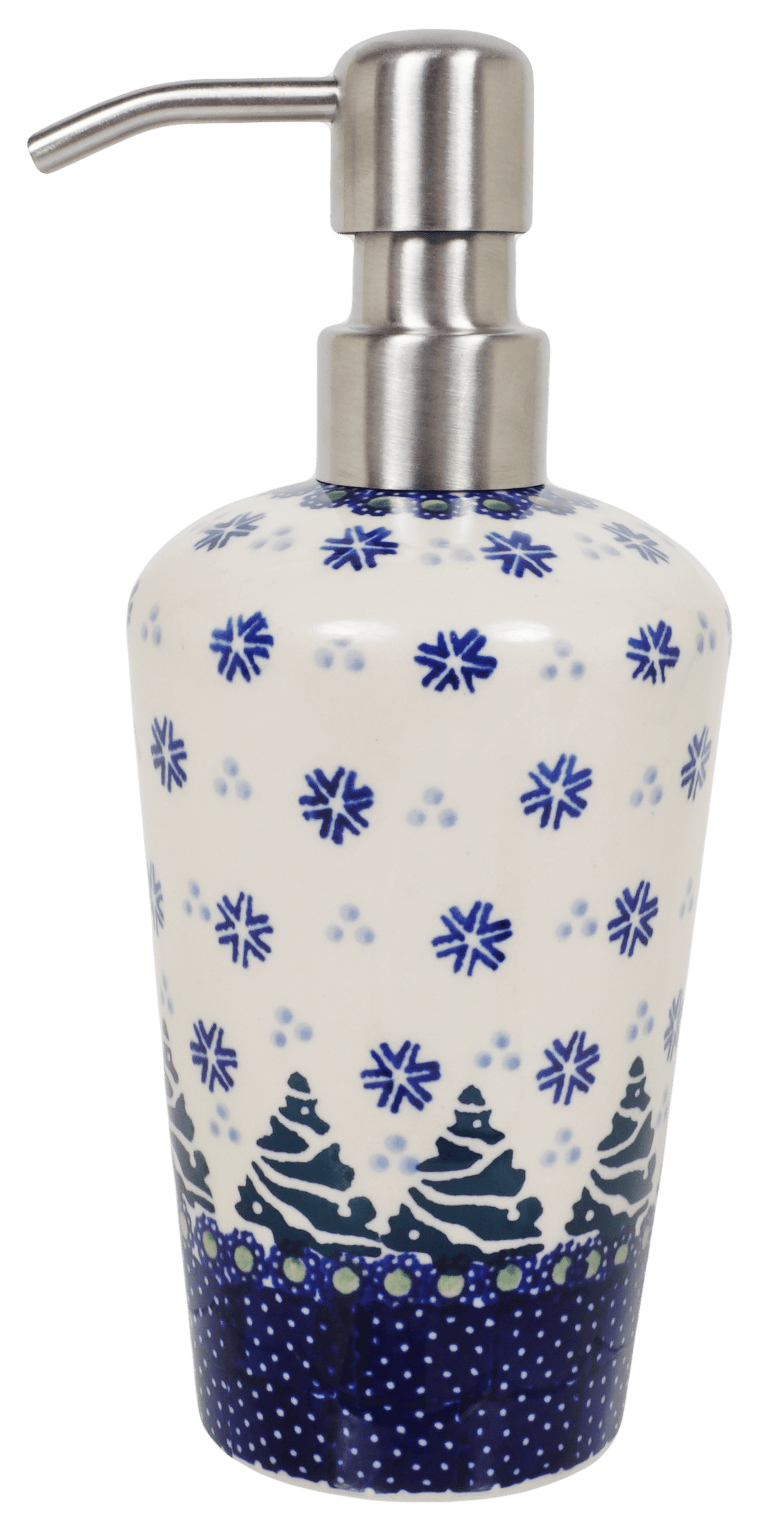 Soap Dispenser, 7" in "Snowy Pines" by Manufaktura | B009T-U22