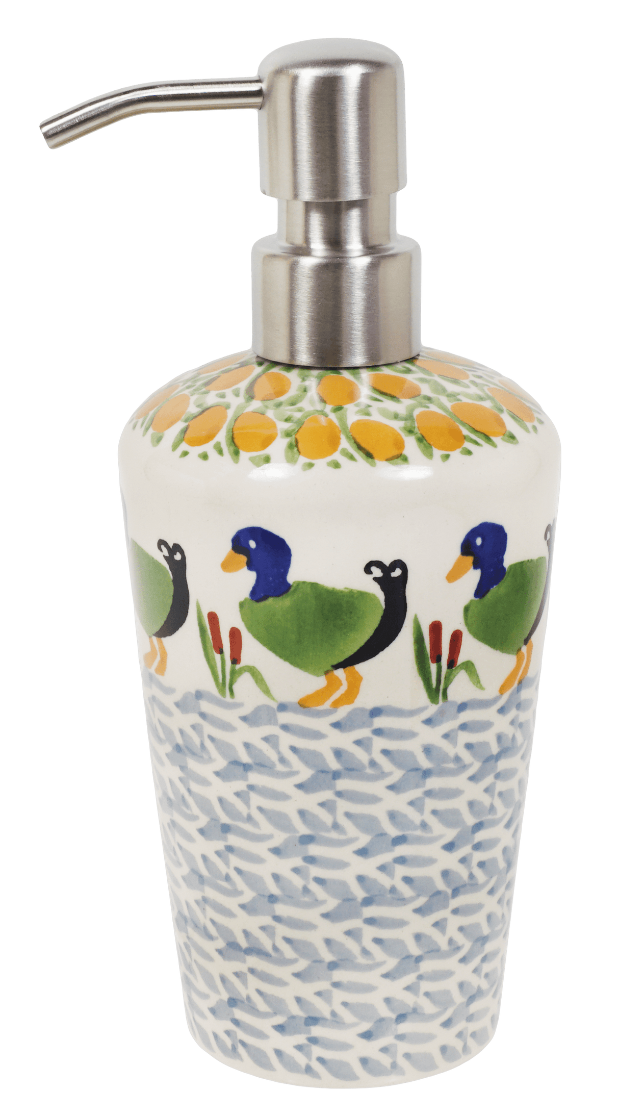 Soap Dispenser, 7" in "Ducks in a Row" by Manufaktura | B009U-P323