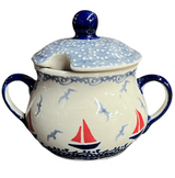 Bowl, Round, Sugar Bowl, 3.5" in "Smooth Seas" by Manufaktura | C015T-DPML